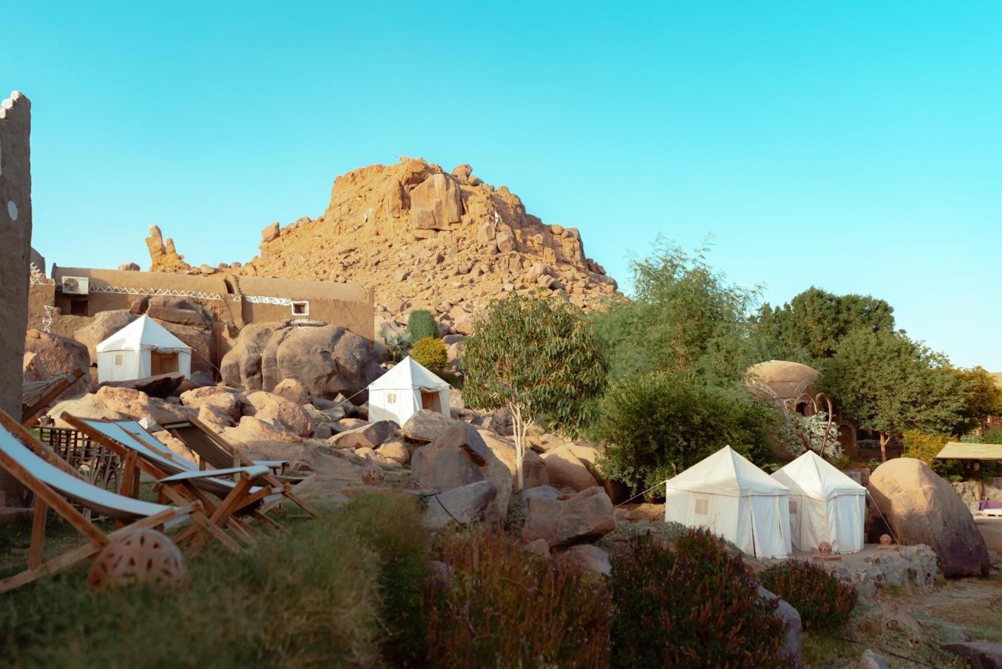 אסואן Krouma Camp & Ecolodge מראה חיצוני תמונה